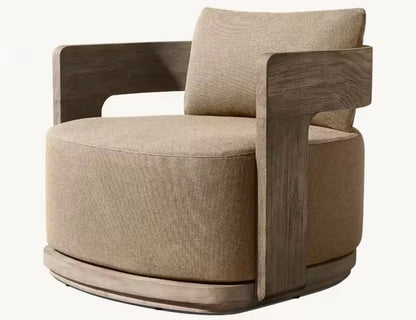 Teak Outdoor Sofa Set, Waterproof & Weather-Resistant Patio Set