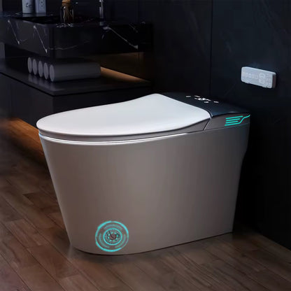 Smart Bidet Toilet, ADA Height, Heated Seat, Voice Control, Auto Deodorization & Dual Flush