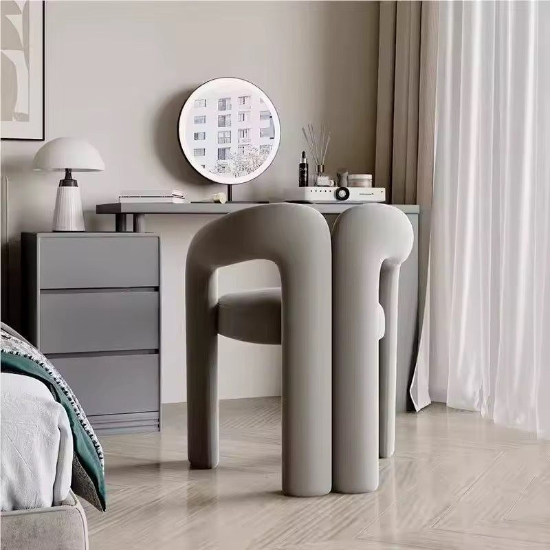 Luxury Makeup Vanity Chair, Modern Minimalist Leisure Chair