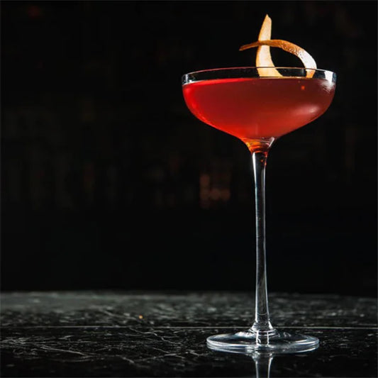 Lead-Free Crystal Martini Glass, 230ml Wide Bowl Cocktail Glass