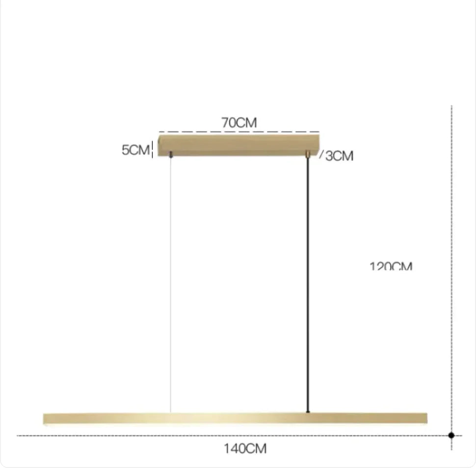 Modern Nordic Minimalist Chandelier