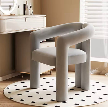 Luxury Makeup Vanity Chair, Modern Minimalist Leisure Chair