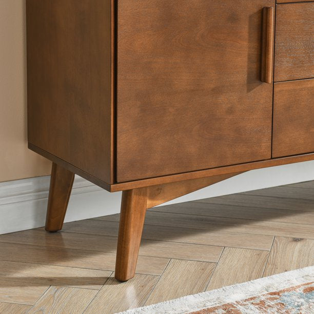 Walnut Mid-Century Modern Buffet Sideboard