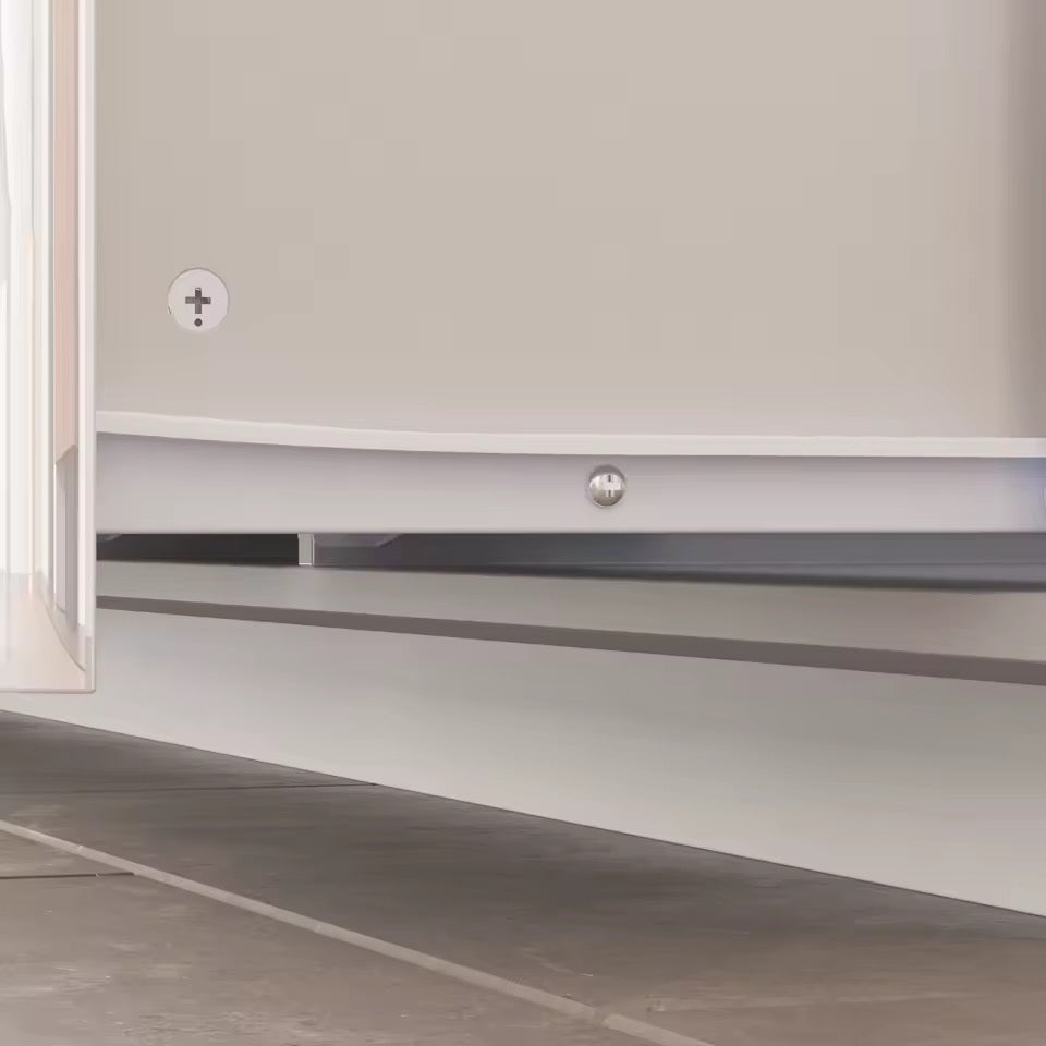 70.8” LED TV Stand with 4 Drawers, High-Gloss Media Console