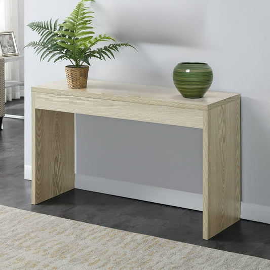 48” Modern Console Table, Cherry Entryway Console for Hallway