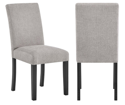 Set of 4 Dining Chairs, Contemporary Upholstered Dining Chairs