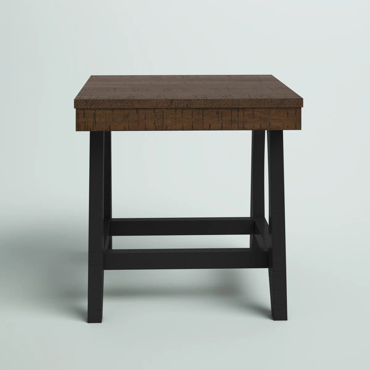 Ralston Brown Wood End Table Compact Design