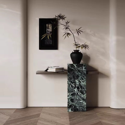 Modern Rock Slab Entryway or Hallway Slim Table
