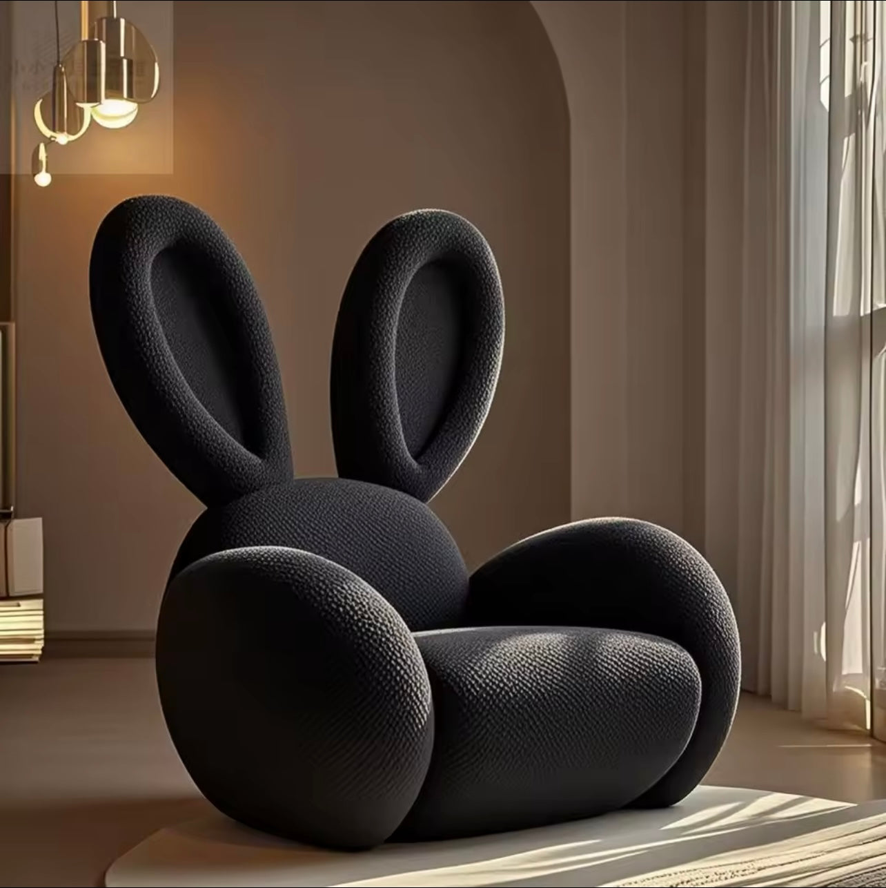 Bunny Ears Sofa Chair, Modern Rabbit Ears Armchair