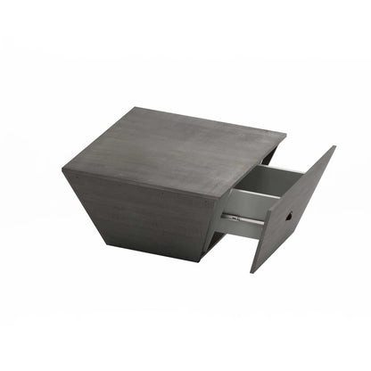 Gray Ladder Shaped Coffee Table – Modern Coffee Table with Storage