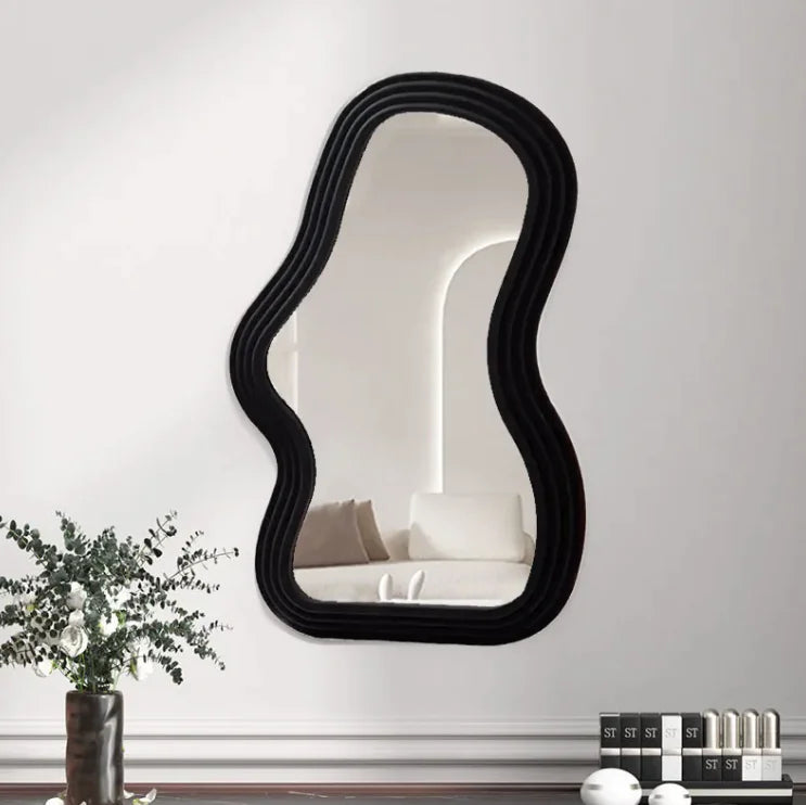 Cloud Wave Makeup Mirror Ripple & Curve Decorative Vanity Mirror