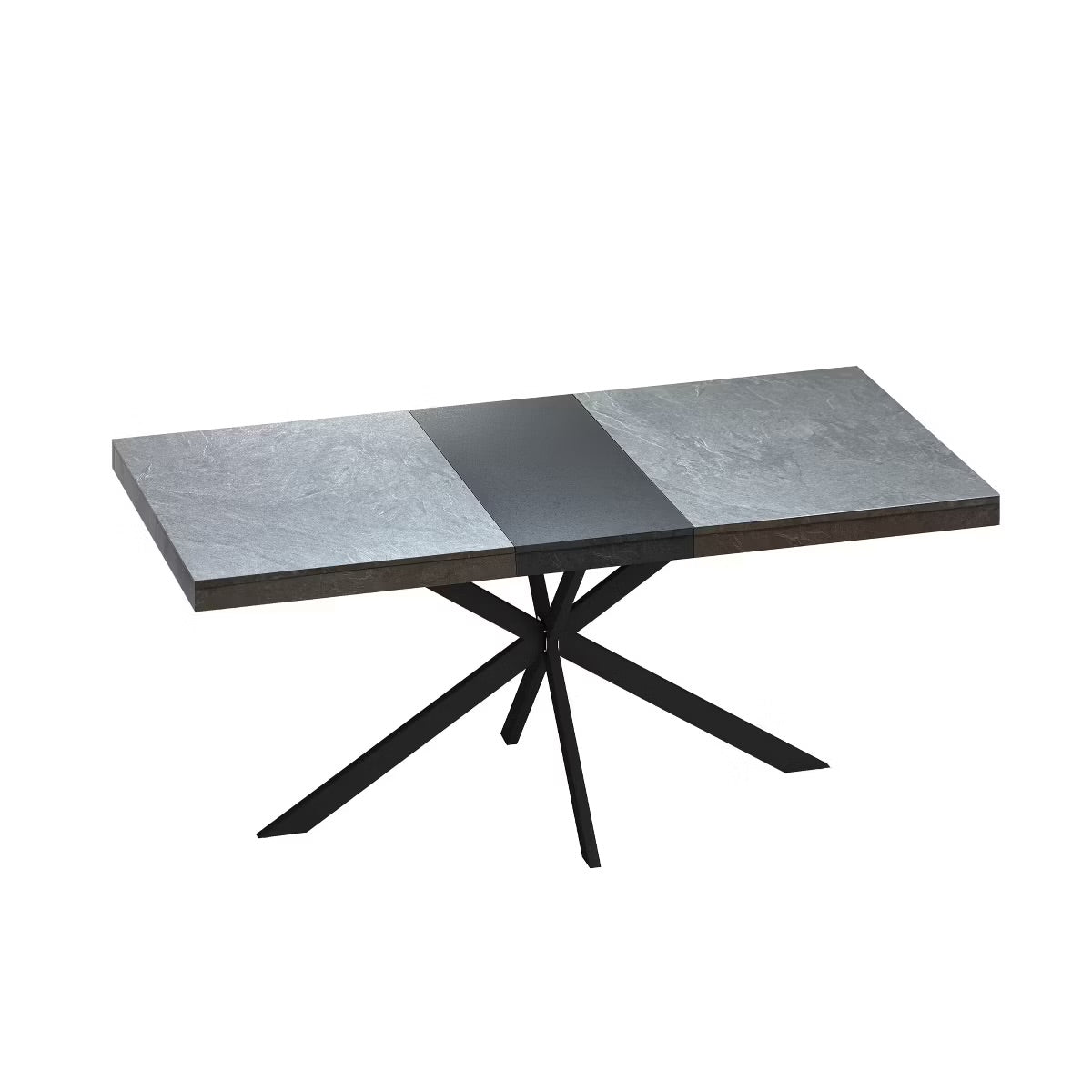 6 Seater Extendable Stone Dining Table With Storage