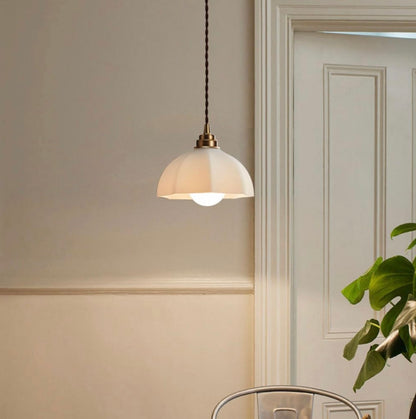 Japanese Wabi-Sabi Lamp - Brass & Glass Lighting