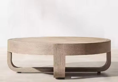 Teak Outdoor Garden Furniture Set with Beige Cushions