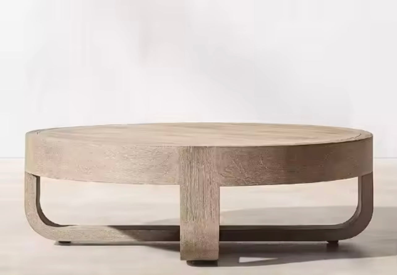 Teak Outdoor Garden Furniture Set with Beige Cushions