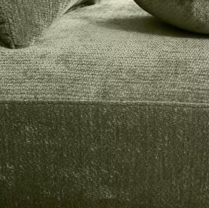 140” Modern Curved Sectional Sofa with Chaise, Oversized 3 Piece Set