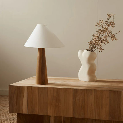 Japanese Wabi-Sabi Solid Wood Lamp