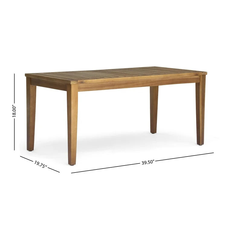 Outdoor Furniture Set – Acacia Wood Patio Chairs with Cushions