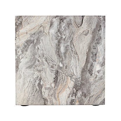 Textured Modern Coffee Table, MDF Table for Small Spaces