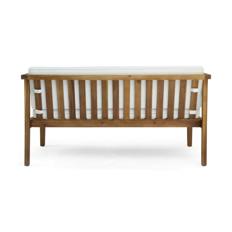 Outdoor Furniture Set – Acacia Wood Patio Chairs with Cushions