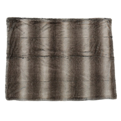 50” x 60” Brown Faux Fur Throw Blanket