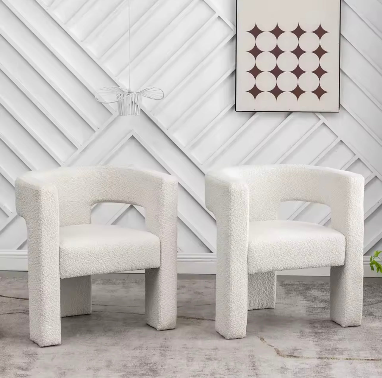 Modern Solid Wood Green Dining Chair