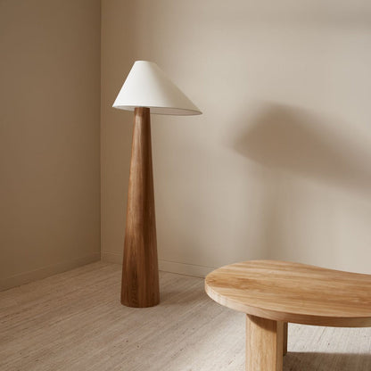 Japanese Wabi-Sabi Solid Wood Lamp