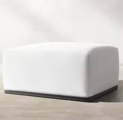 Rattan Outdoor Sofa Set, Aluminum Frame & Quick-Dry Cushions