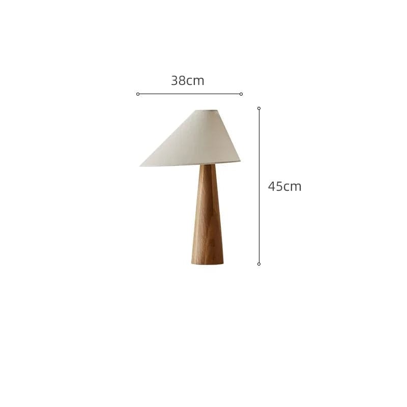 Japanese Wabi-Sabi Solid Wood Lamp