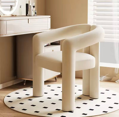 Luxury Makeup Vanity Chair, Modern Minimalist Leisure Chair