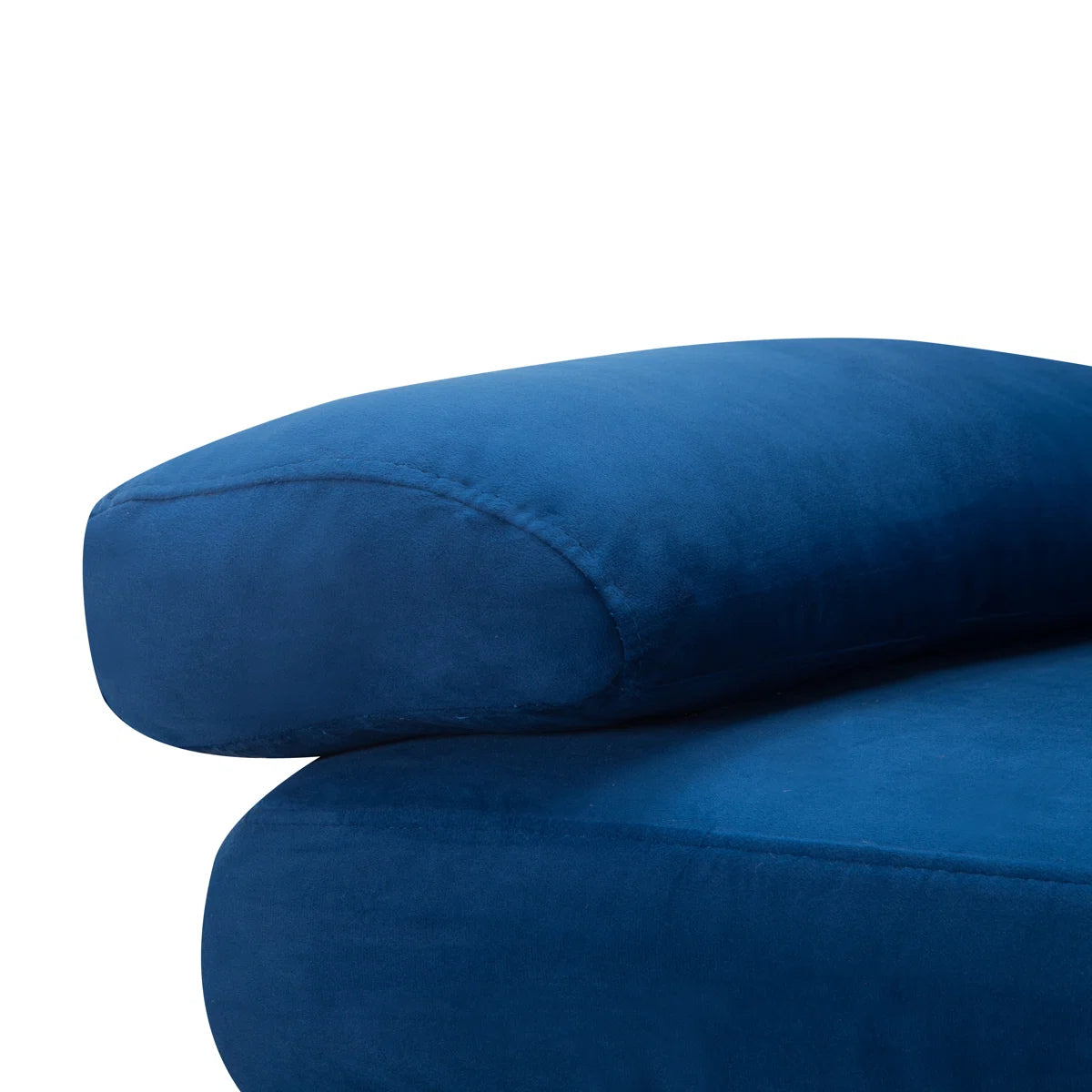 102 Inch Modular Velvet Sectional Sofa with Ottoman