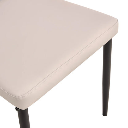 55" Modern Rectangular Dining Table, Gray Dining Table