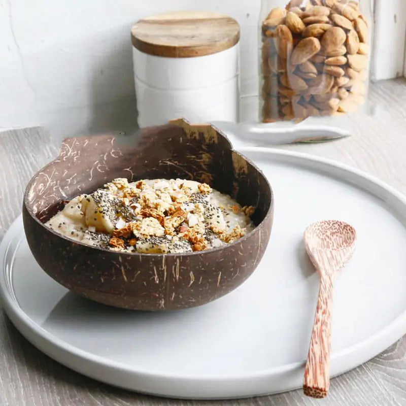Wooden Fruit and Dessert Salad Serving Bowl