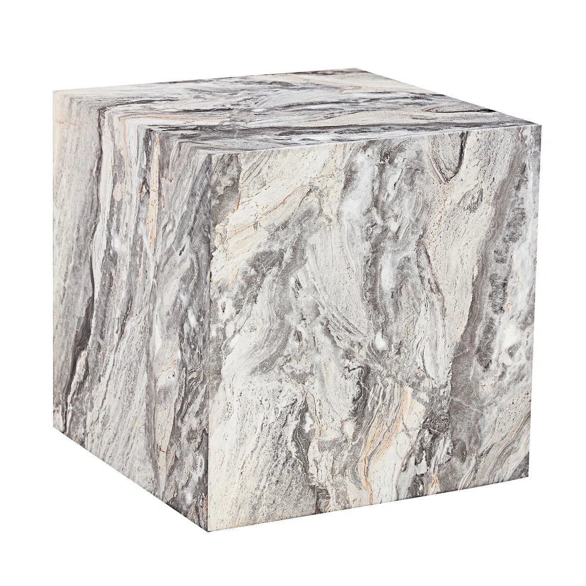 Modern Gray Textured MDF Coffee Table