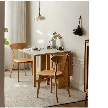 Solid Oak Wood Dining Chairs, Minimalist Modern Dining Chairs