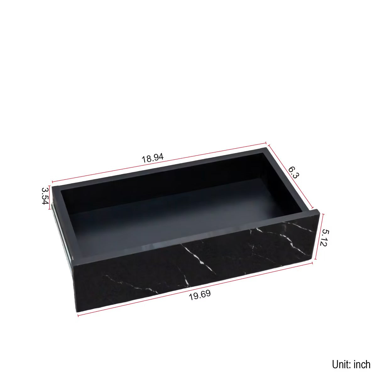 Modern LED Coffee Table with Storage Drawer