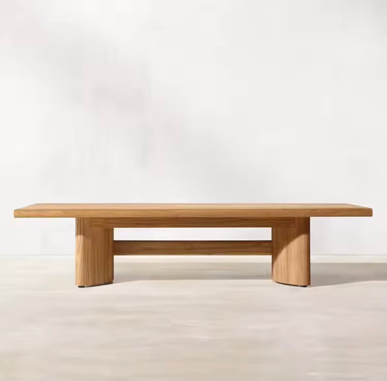 Teak & Rattan Outdoor Sofa Set, Weatherproof & Quick-Dry Cushions