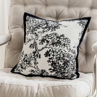 French Classic Black & White Pillow Covers 45x45cm