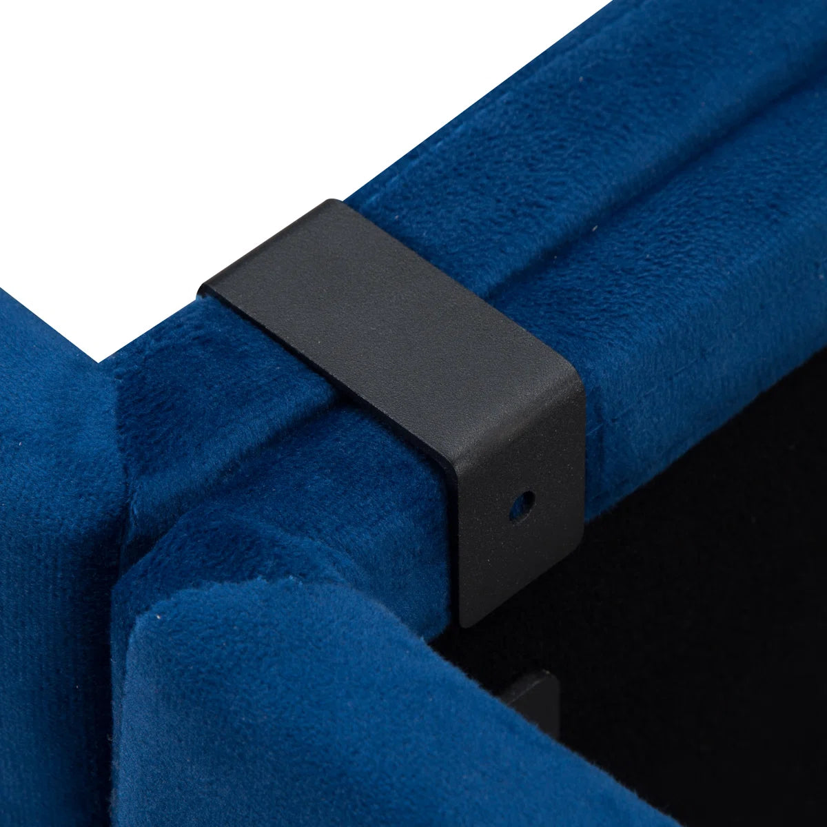 102 Inch Modular Velvet Sectional Sofa with Ottoman