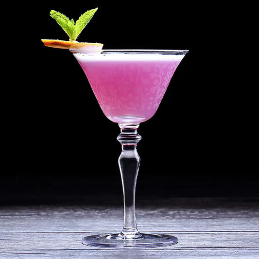 Japanese Starry Cocktail Glass, 310ml Crystal Barware