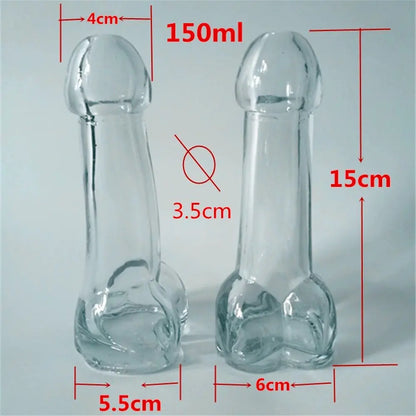 Borosilicate Glass Cocktail Glass, Heat Resistant Drinkware 15cm