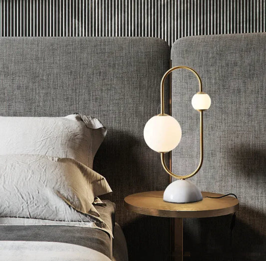 Modern Glass Ball LED Lamp – Contemporary Accent
