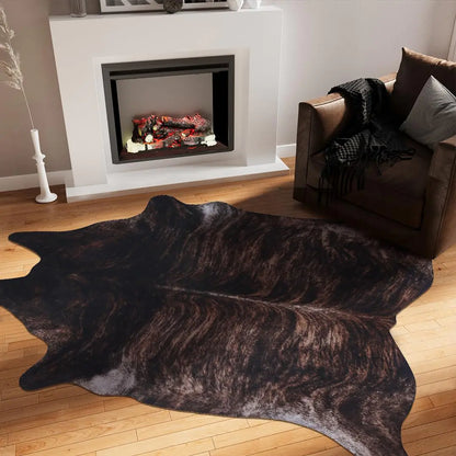 Premium Faux Cowhide Rug - Animal Rug for Small Spaces