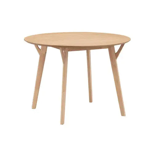 42" Round Wooden Dining Table for 4 Persons