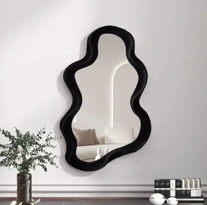 Cloud Wave Makeup Mirror Ripple & Curve Decorative Vanity Mirror