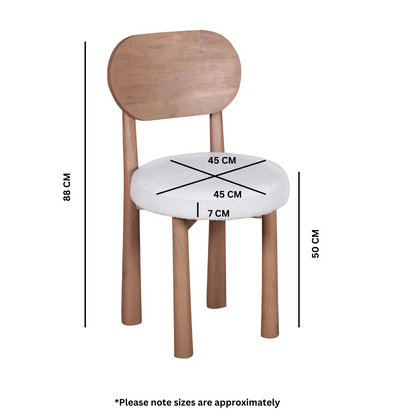 Jodhpur Solid Wood Dining Chair (Set Of 2)