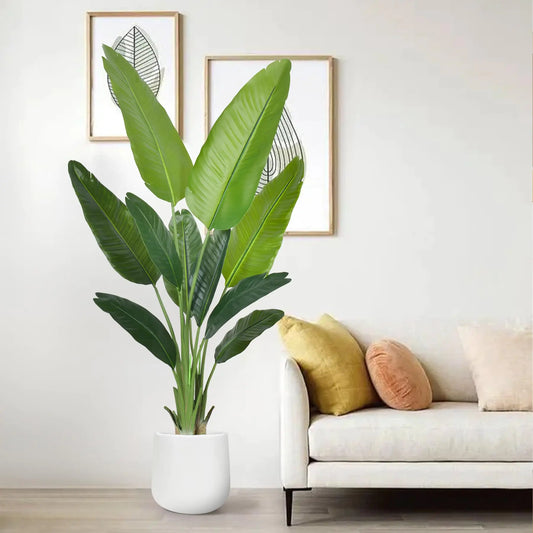 5FT Bird of Paradise Artificial Plant – Faux Palm Tree