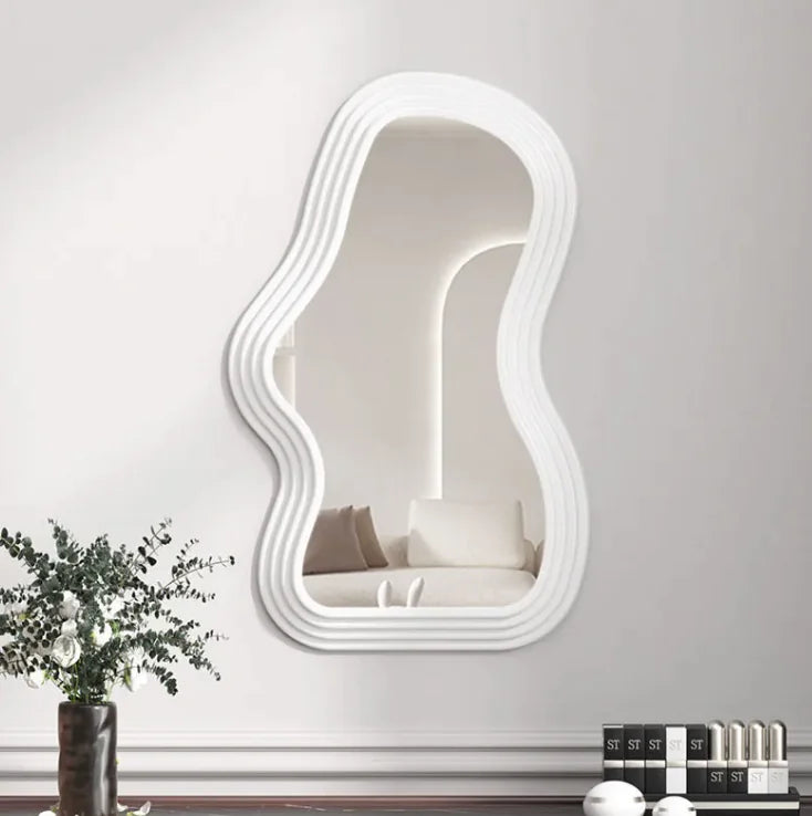 Cloud Wave Makeup Mirror Ripple & Curve Decorative Vanity Mirror