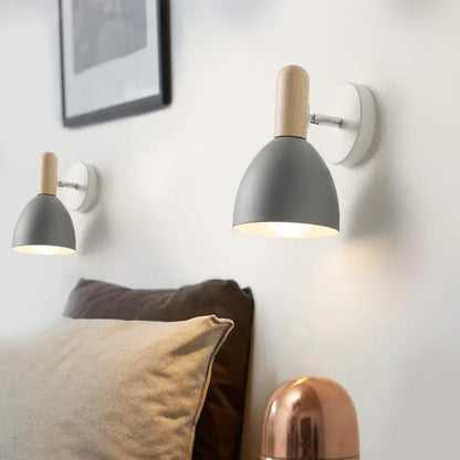 Nordic Bedroom Wall Lamp - Modern Single Head Beside Light