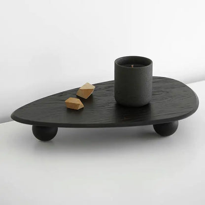 Solid Wood Kitchen Table with High Tray